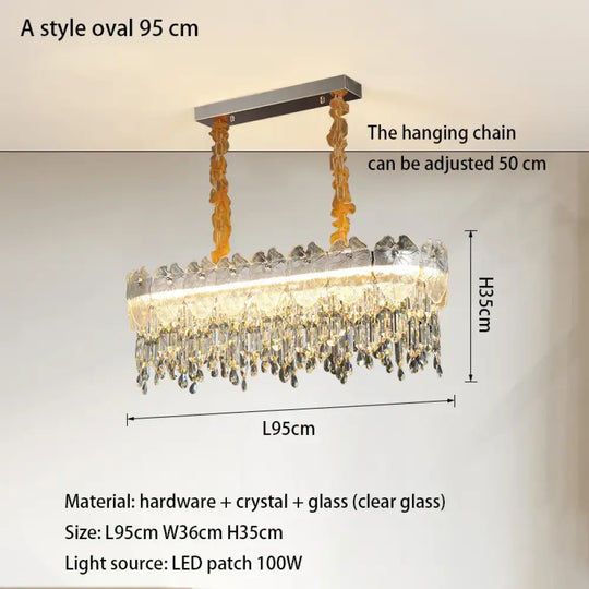 New Modern LED Pendant Lamp - Gold Luxury Round Crystal Ceiling Chandelier for Living Rooms, Bedrooms, Dining Rooms, and Kitchens - DecorGlobe