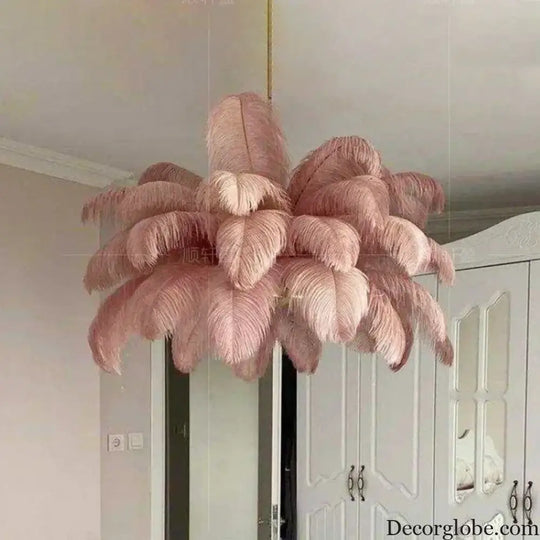 Nordic Feather Pendant Light Modern Art Chandelier for Bedroom Lighting > Ceiling lights > Chandeliers