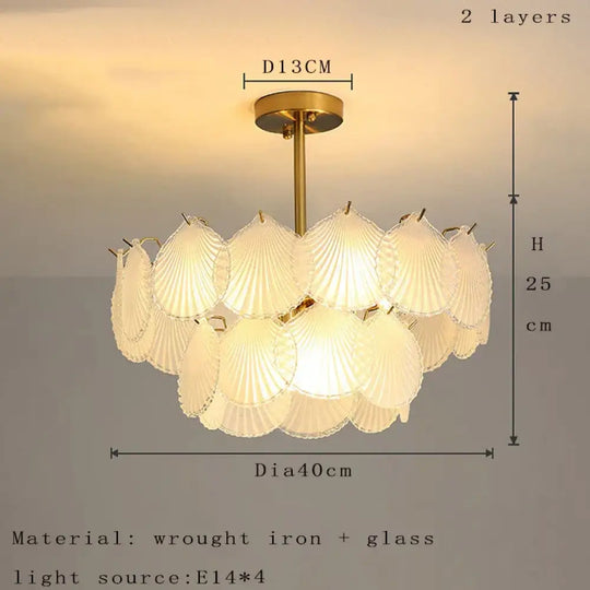 Nordic Postmodern Glass Chandelier - Simple Elegance for Your Living Room, Dining Room, Bedroom, and Study - DecorGlobe
