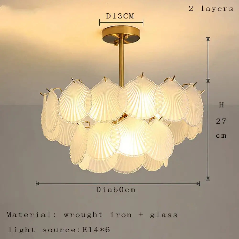 Nordic Postmodern Glass Chandelier - Simple Elegance for Your Living Room, Dining Room, Bedroom, and Study - DecorGlobe