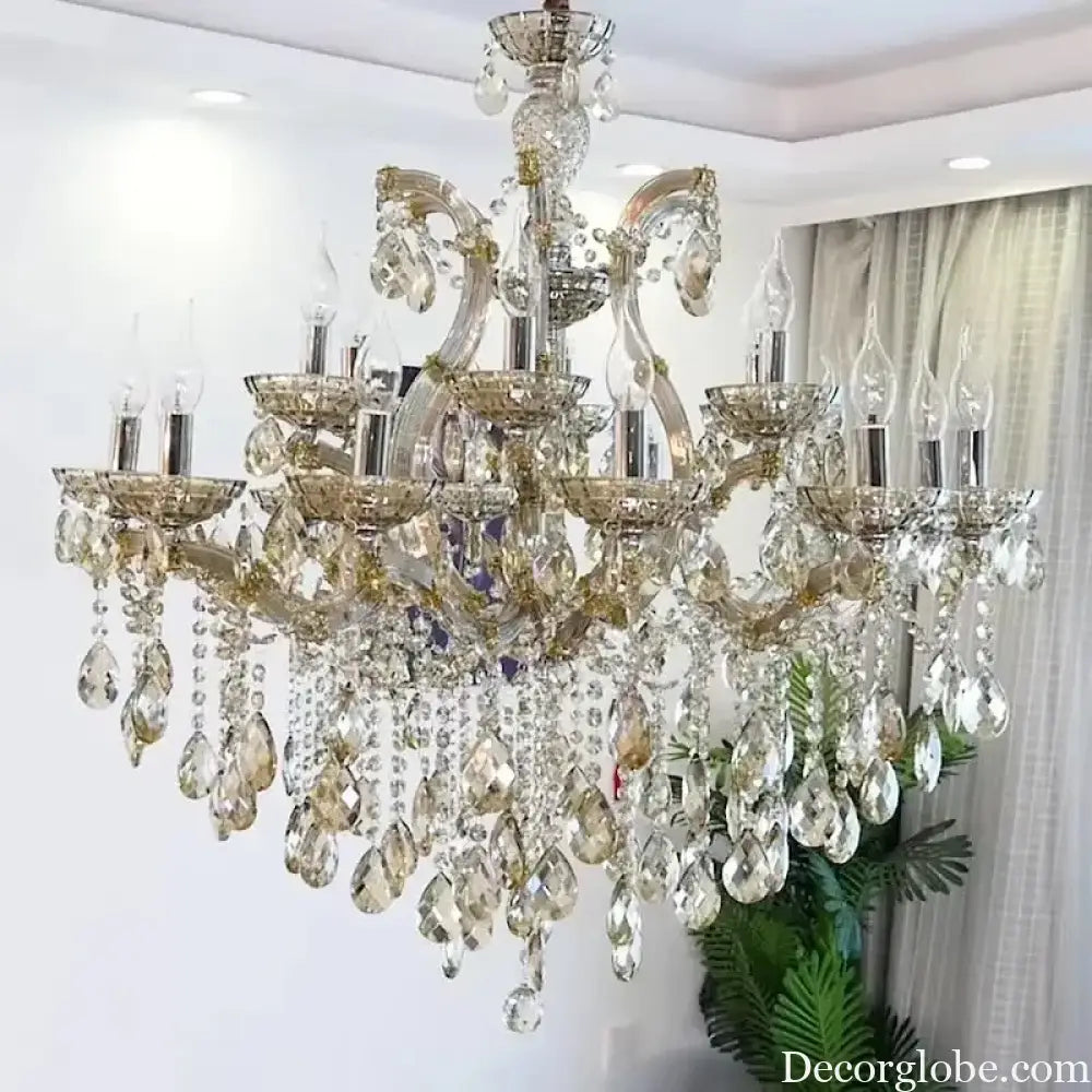 Nordic Restaurant Chandelier Lighting Classic Living Room Crystal Pendant Light Modern Household Hanging Light Hall