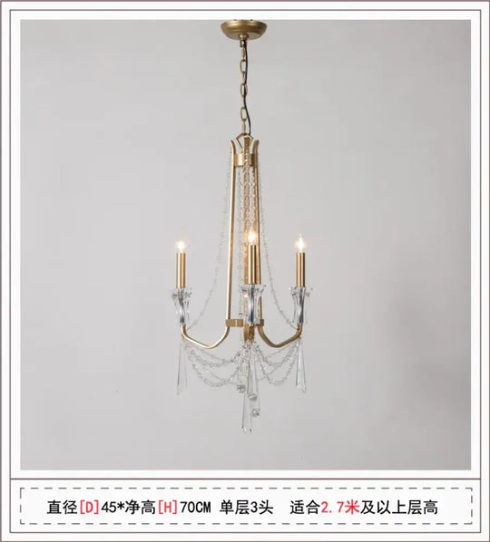 Nordic Style Crystal Chandelier Lighting - Elegance for Your Living Room Ceiling with French Inspired Large Chandeliers, Modern Staircase Lustre Cristal LED Lamp - DecorGlobe