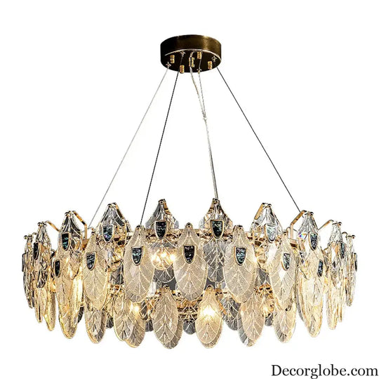 Petal-Shaped Ceiling Chandelier - A Unique Bedroom and Living Room Lighting Fixture - DecorGlobe