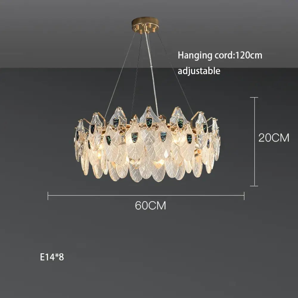 Petal-Shaped Ceiling Chandelier - A Unique Bedroom and Living Room Lighting Fixture - DecorGlobe