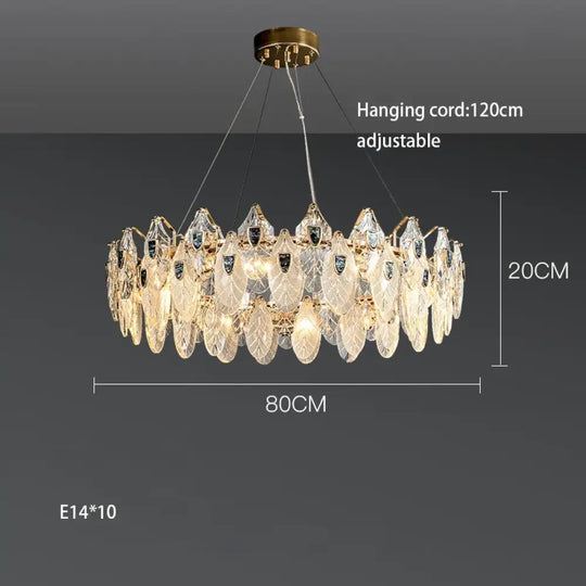 Petal-Shaped Ceiling Chandelier - A Unique Bedroom and Living Room Lighting Fixture - DecorGlobe