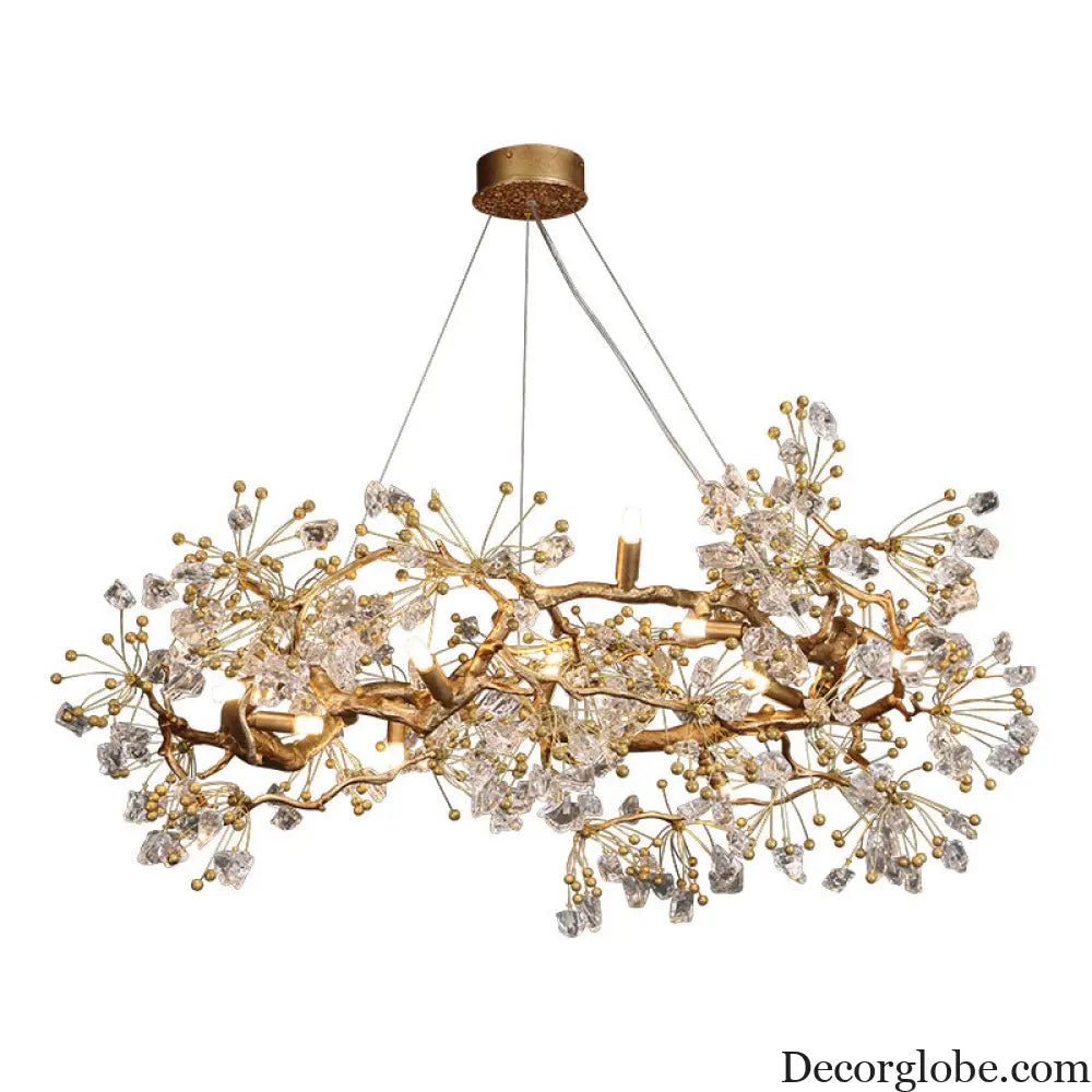 Cross-Border Living Room Crystal Chandelier Luxury Villa Hotel Restaurant Bar Model Exhibition Hall Branch Personalized