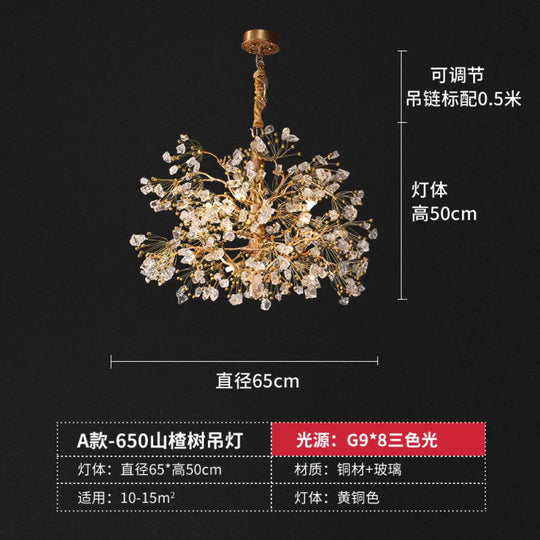 Cross-Border Living Room Crystal Chandelier Luxury Villa Hotel Restaurant Bar Model Exhibition Hall Branch Personalized