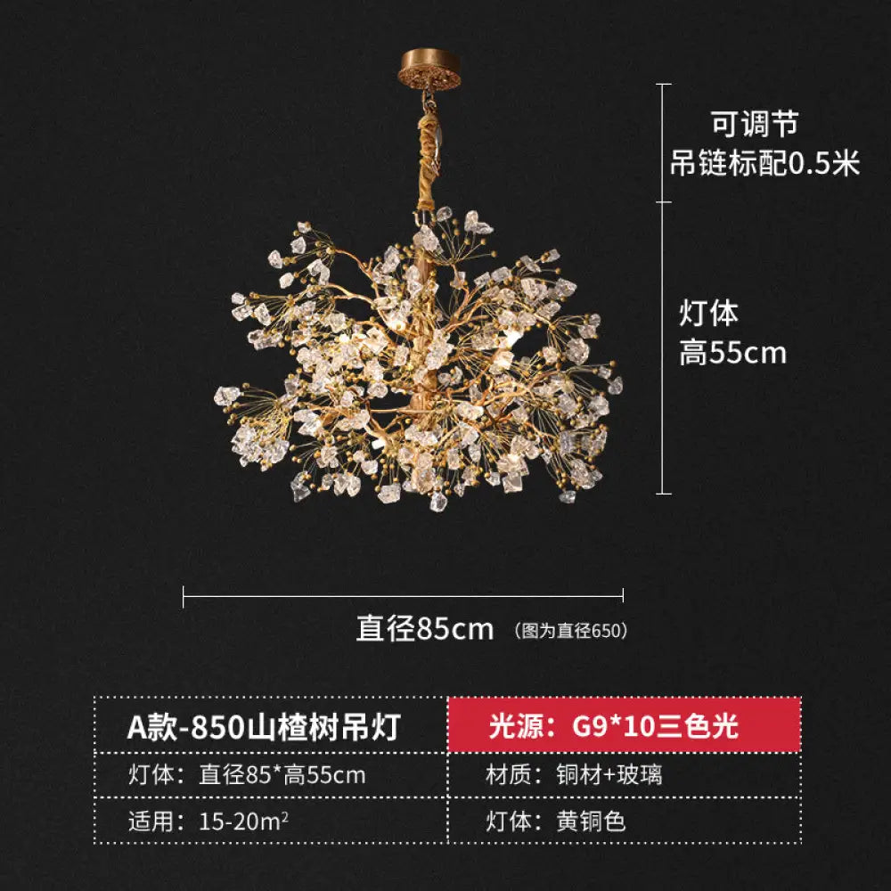 Cross-Border Living Room Crystal Chandelier Luxury Villa Hotel Restaurant Bar Model Exhibition Hall Branch Personalized
