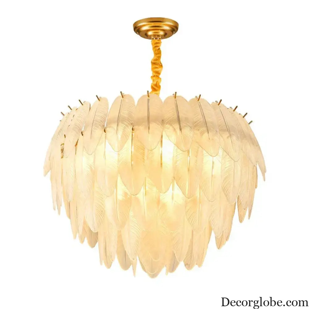 Postmodern Light Luxury Crystal Chandelier - Nordic Minimalist Elegance for Living Rooms, Bedrooms, and Dining Spaces - DecorGlobe