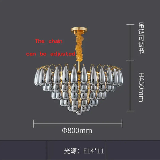 Postmodern Stainless Steel Round LED Chandelier - Designer Lighting Fixture for Dining Rooms - DecorGlobe