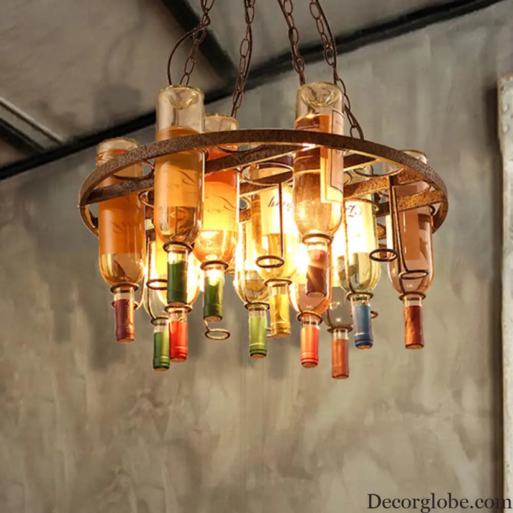 Rustic Metal Pendant Lighting Kit - Industrial Style Hang Lights for Dining Room - 1/2/3 Light Options