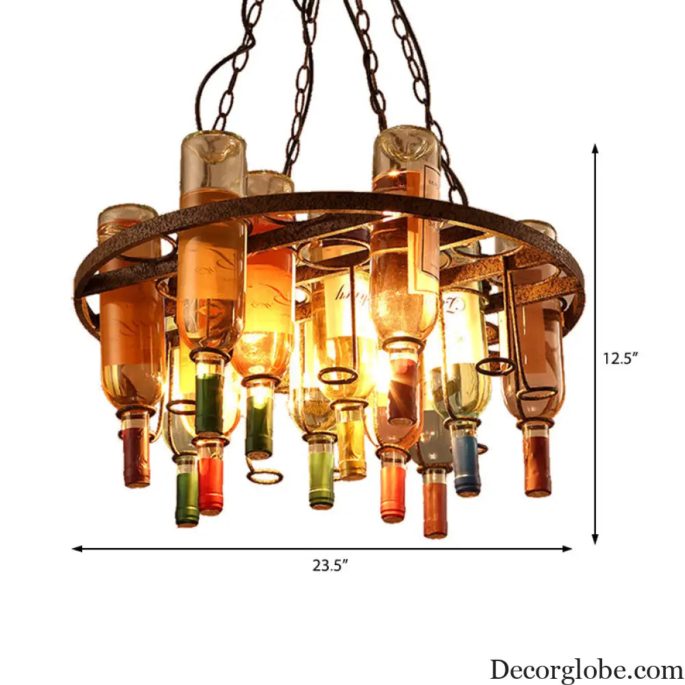 Rustic Metal Pendant Lighting Kit - Industrial Style Hang Lights for Dining Room - 1/2/3 Light Options