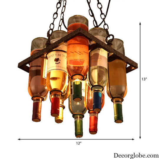 Rustic Metal Pendant Lighting Kit - Industrial Style Hang Lights for Dining Room - 1/2/3 Light Options