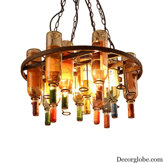 Rustic Metal Pendant Lighting Kit - Industrial Style Hang Lights for Dining Room - 1/2/3 Light Options