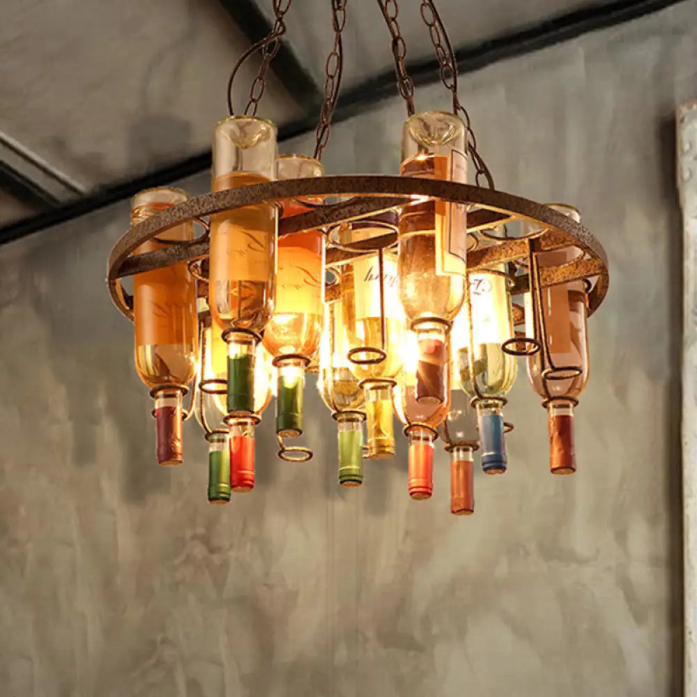 Rustic Metal Pendant Lighting Kit - Industrial Style Hang Lights for Dining Room - 1/2/3 Light Options