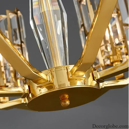 Stainless Steel Living Room Dining Room Chandelier - Designer Post-Modern Elegance for Villas and Duplex Buildings - DecorGlobe