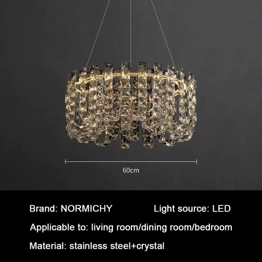 Modern Luxury Crystal LED Chandeliers - Illuminating Elegance for Living and Dining Rooms - DecorGlobe