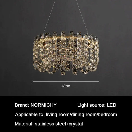 Modern Luxury Crystal LED Chandeliers - Illuminating Elegance for Living and Dining Rooms - DecorGlobe