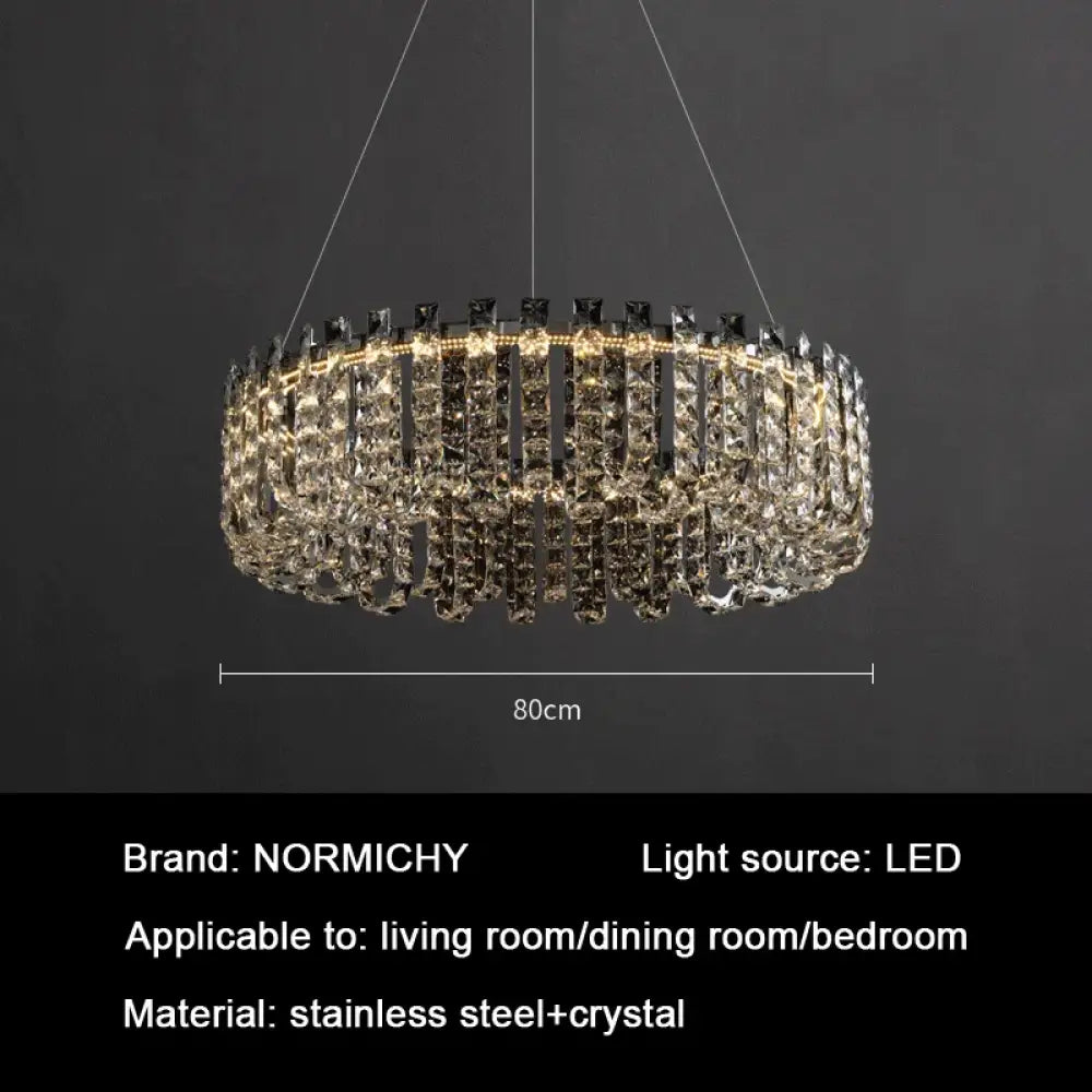Modern Luxury Crystal LED Chandeliers - Illuminating Elegance for Living and Dining Rooms - DecorGlobe