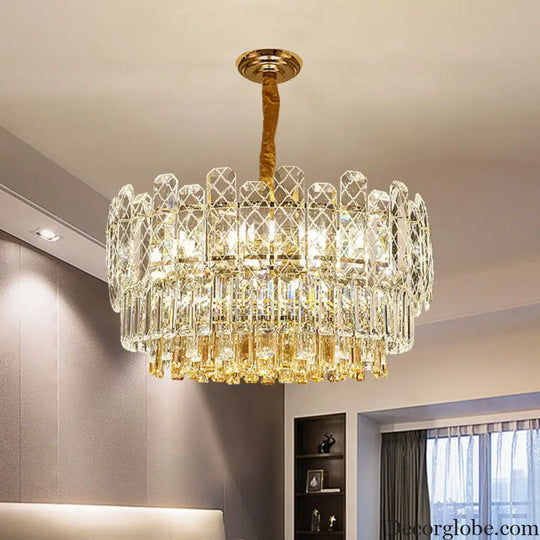 Adalyn: The Celestial Square Pendant Chandelier - DecorGlobe