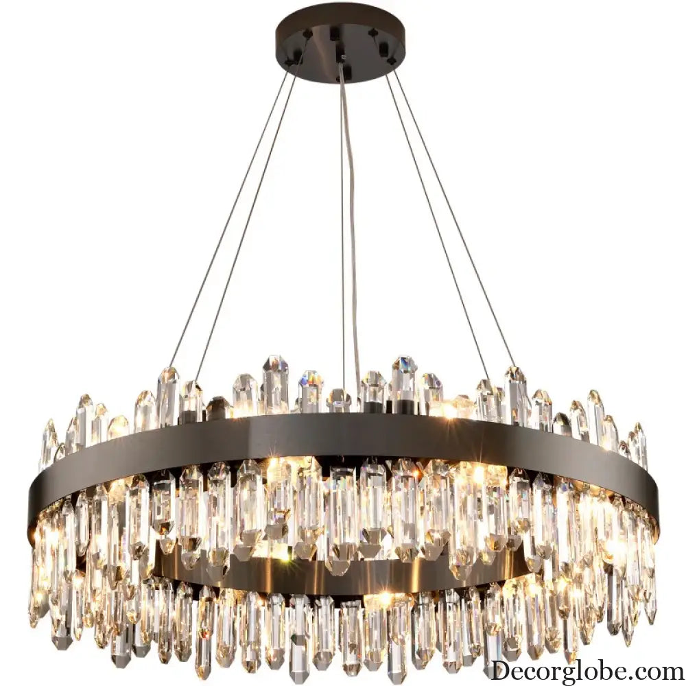 New Style Light Luxury Crystal Chandelier - Modern Elegance for Living Rooms, Dining Areas, Commercial Spaces, and Master Bedrooms - DecorGlobe