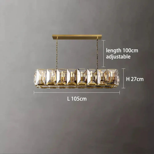 Versatile Dimmable LED Crystal Chandelier - Elegant Lighting Fixture in Gold, Chrome, and Black Finishes for Foyers and More - DecorGlobe