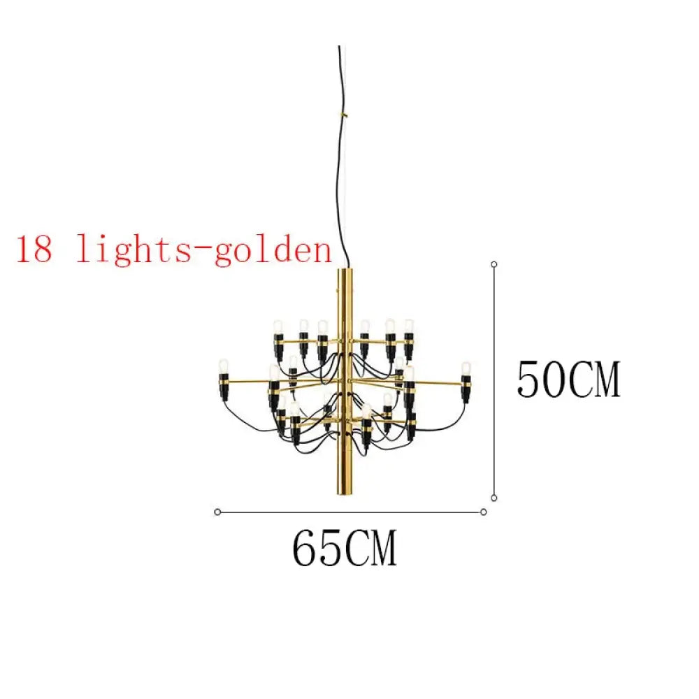 Vintage Creative LED Chandeliers - Candle Light Italian Design Pendant Lighting for Living, Dining Room, Hall Decor, and Suspensions - DecorGlobe