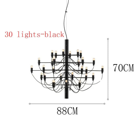 Vintage Creative LED Chandeliers - Candle Light Italian Design Pendant Lighting for Living, Dining Room, Hall Decor, and Suspensions - DecorGlobe