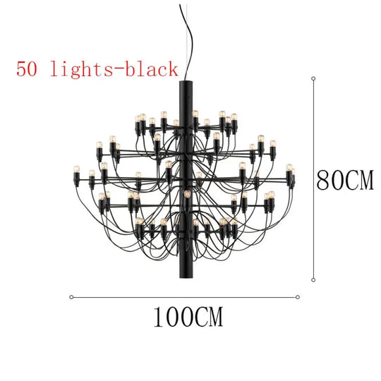 Vintage Creative LED Chandeliers - Candle Light Italian Design Pendant Lighting for Living, Dining Room, Hall Decor, and Suspensions - DecorGlobe