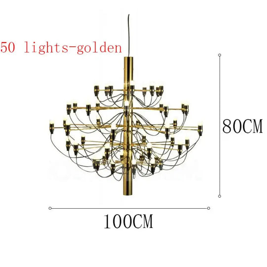 Vintage Creative LED Chandeliers - Candle Light Italian Design Pendant Lighting for Living, Dining Room, Hall Decor, and Suspensions - DecorGlobe