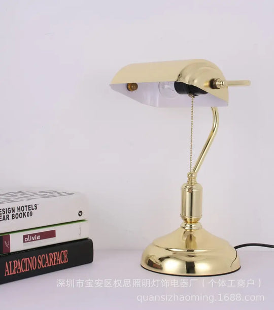 Republic of China retro table lamp creative personality bedroom bedside lamp office study table lamp decorative art