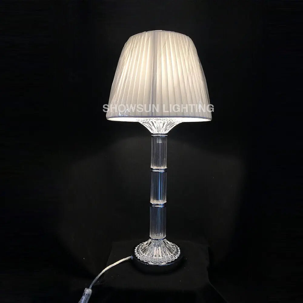 French Light Luxury Qianye Crystal Table Lamp Study Bedroom Bedside Lamp Hotel Restaurant Wedding Decoration Table Lamp